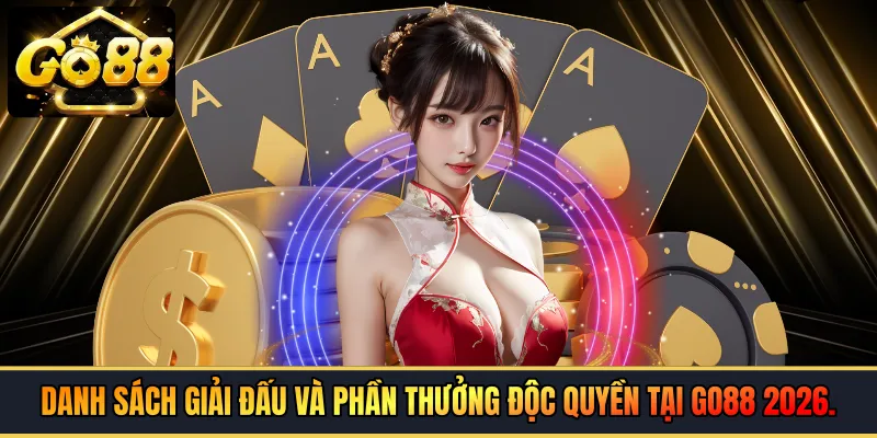 Danh sách giải đấu và phần thưởng độc quyền tại GO88 2026