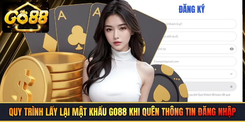Quy trình lấy lại mật khẩu GO88 khi quên thông tin đăng nhập